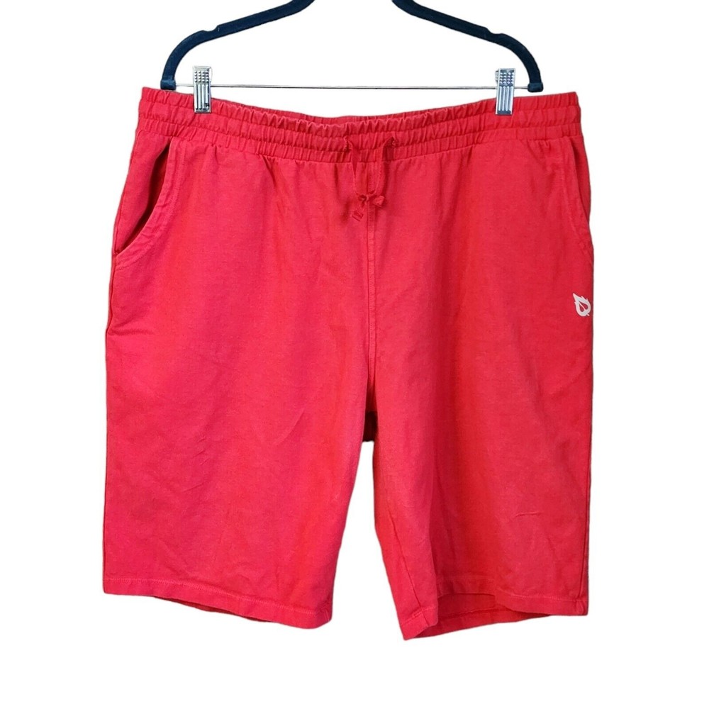 BALEAF Men's Sweat Shorts Flat Front Stretch Pockets Drawstring 3XL 10" inseam